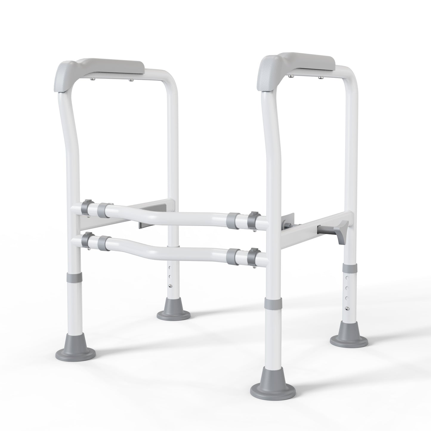 Elegant Toilet Handrail, Support weight: 550 LBS, White.