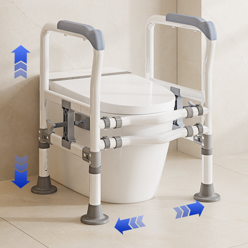 Elegant Toilet Handrail, Support weight: 550 LBS, Light Grey.