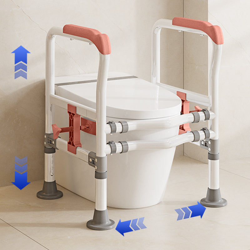 Elegant Toilet Handrail, Support weight: 550 LBS, Rose Red.